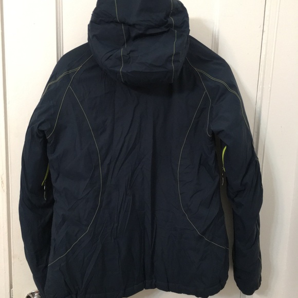 Columbia 700 Thermal Comfort Omni Heated Winter Jacket Navy-Blue Women Size S - Picture 15 of 15